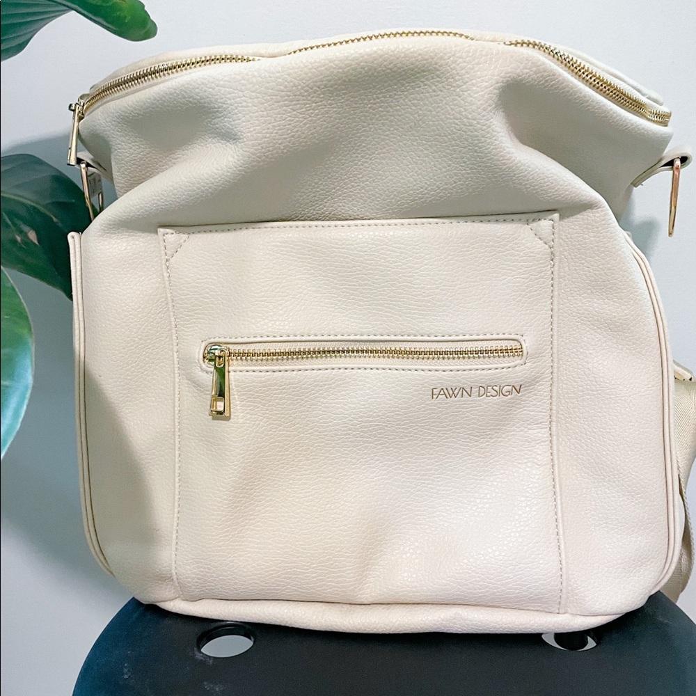 Fawn Design Diaper Bag LIMITED EDITION Oatmeal